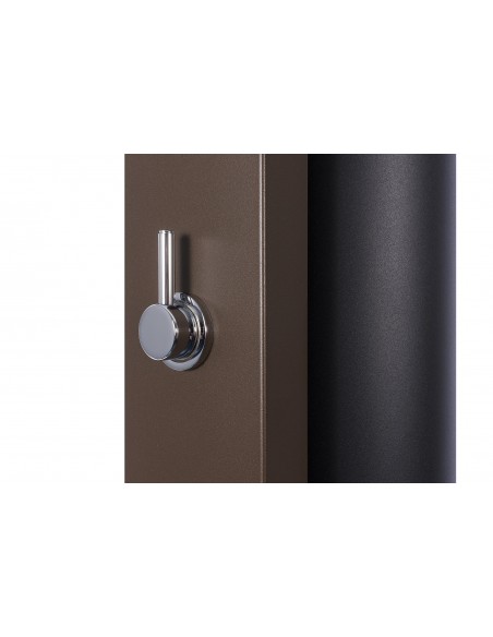 Mezclador ducha solar CRM para piscina modelo Ultimate 60 litros | Frontal marrón