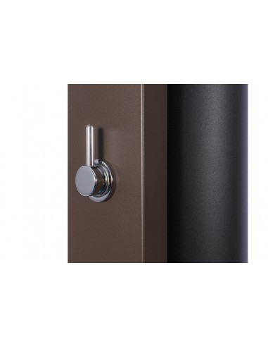 Mezclador de ducha Solar ULTIMATE 40 litros piscina CRM | Frontal marrón