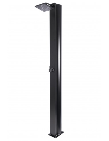 Ducha Solar CRM SQUARE Black Edition 40 Litros (Total Black - Diseño Cuadrado)