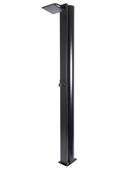 Ducha Solar CRM SQUARE Black Edition 40 Litros (Total Black - Diseño Cuadrado)