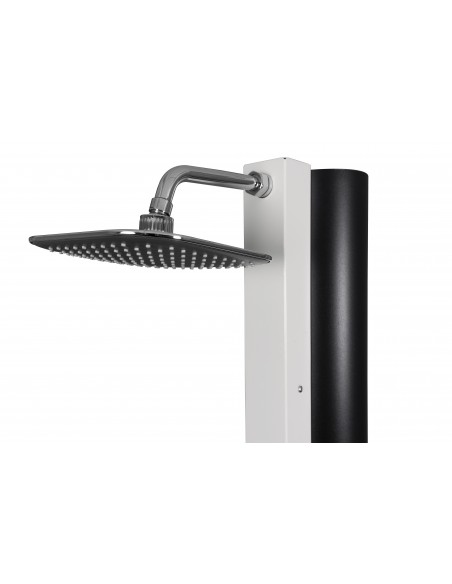 Rociador ducha solar 40 litros piscina CRM | Frontal blanco