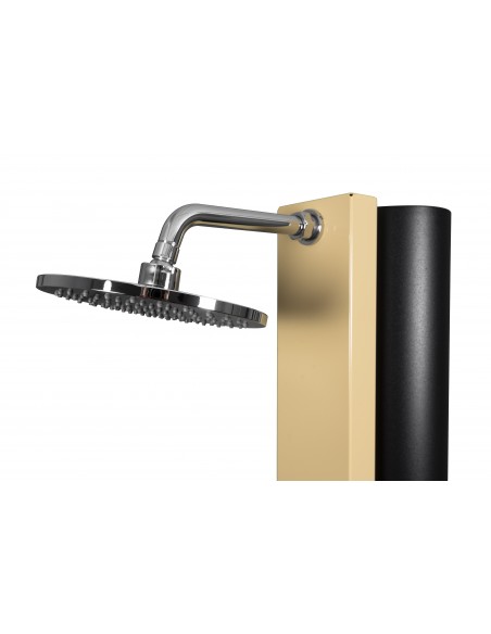 Rociador ducha Solar PULSATE 40 litros piscina CRM | Frontal beige