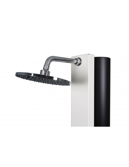 Rociador ducha Solar PULSATE 40 litros piscina CRM | Frontal blanco