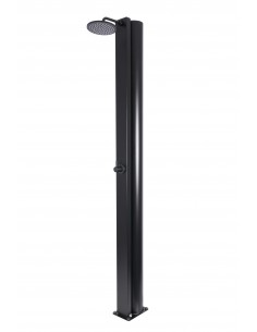 Ducha Solar CRM BOLD Black 40 Litros (Total Black - Diseño Redondo)