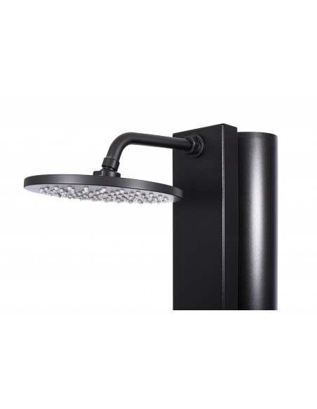 Rociador ducha solar piscina BOLD de 40 litros CRM | Frontal negro