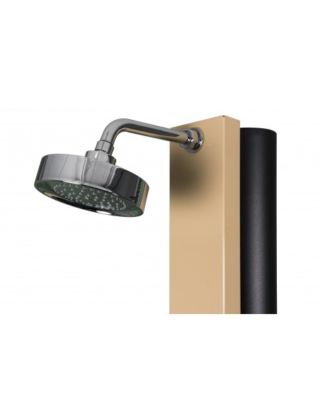 Rociador ducha solar piscina modelo LAND de 30 litros CRM | Frontal beige