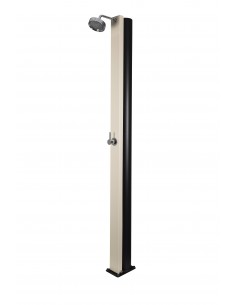 Ducha Solar CRM Serie LAND Marfil. Sin lavapiés