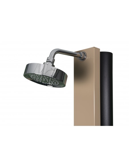 Rociador ducha solar piscina LAND 30 litros | Frontal greige