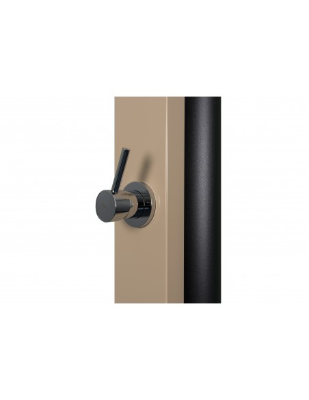 Monomando ducha solar piscina LAND 30 litros | Frontal greige