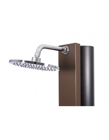 Rociador ducha Solar PULSATE 40 litros piscina CRM | Frontal marrón