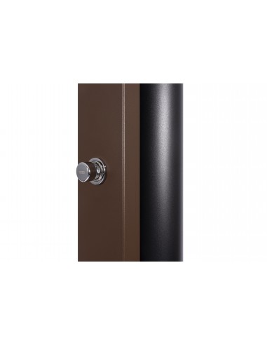 Pulsador temporizado ducha Solar PULSATE 40 litros piscina CRM | Frontal marrón