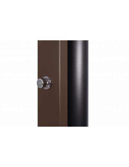 Pulsador temporizado ducha Solar PULSATE 40 litros piscina CRM | Frontal marrón