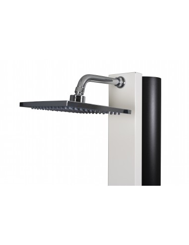 Rociador ducha Solar SQUARE 40 litros piscina CRM | Frontal blanco