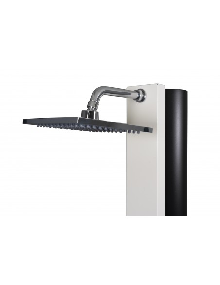 Rociador ducha Solar SQUARE 40 litros piscina CRM | Frontal blanco