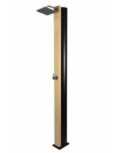 Ducha Solar CRM SQUARE frontal beige 40 Litros