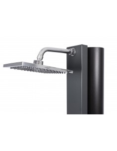 Ducha Solar SQUARE 40 litros piscina CRM | Frontal gris antracita 2