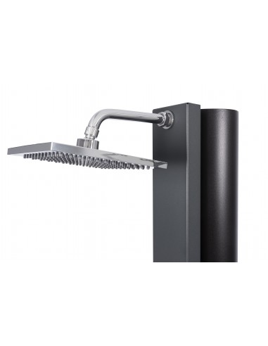 Rociador ducha Solar SQUARE 40 litros piscina CRM | Frontal gris antracita