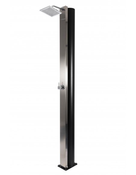 Ducha Solar CRM SQUARE frontal Inox AISI 304 de 40 Litros