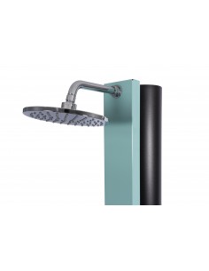 Ducha Solar Cross 40 litros piscina CRM | Frontal aguamarina 2