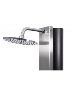 Ducha Solar Cross 40 litros piscina CRM | Frontal acero inox AISI304 2