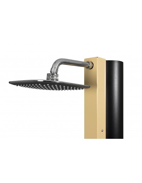 Rociador ducha solar 40 litros piscina CRM | Frontal beige