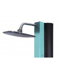 Ducha solar 40 litros piscina CRM | Frontal aguamarina 2