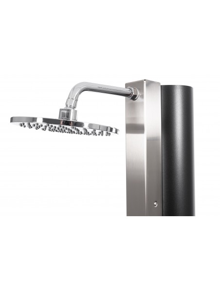 Rociador ducha solar 40 litros piscina CRM | Frontal acero inox AISI304