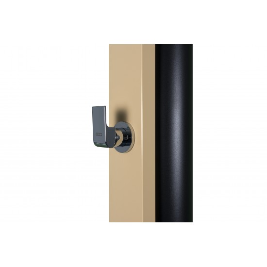 Monomando ducha solar piscina LAND de 40 litros CRM | Frontal beige