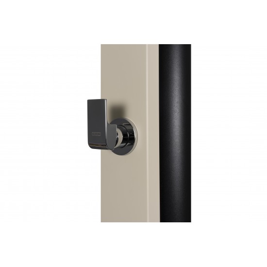 Monomando ducha solar piscina LAND de 40 litros CRM | Frontal marfil