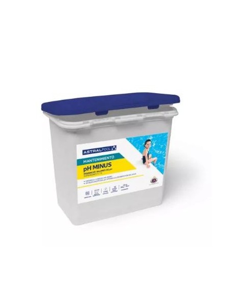 Astral 10 Minorador de pH piscinas y spas
 Envase-1,5 kg.