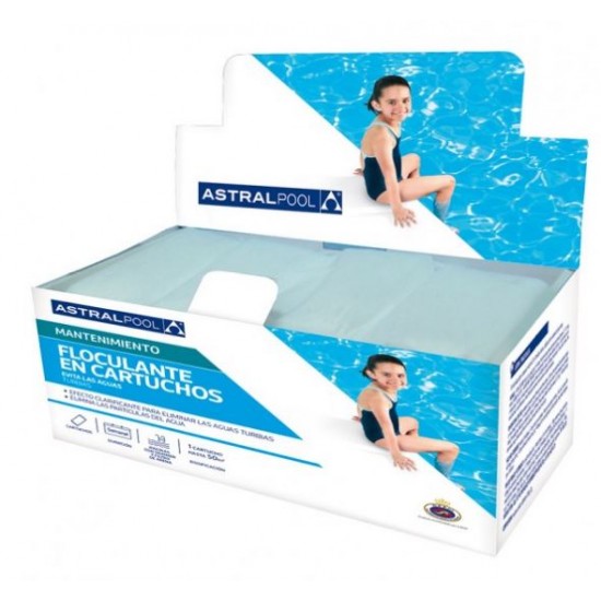 Floculante en cartuchos Astral 42 caja de 1 kg