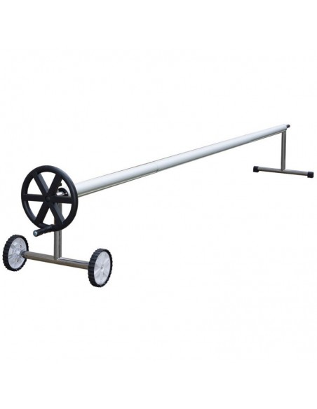 Enrollador piscina ECO de 3,2 a 4,2 m Ø 80 mm para manta de verano