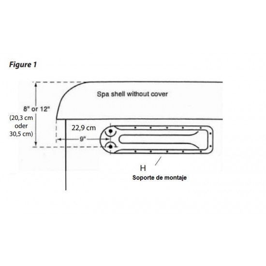 Elevador cubiertas spas jacuzzi