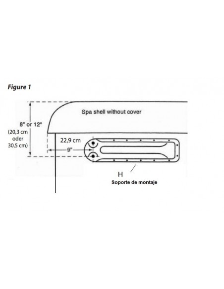 Elevador cubiertas spas jacuzzi