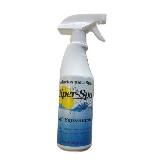 Antiespumante en spray para spa jacuzzi 500 ml.