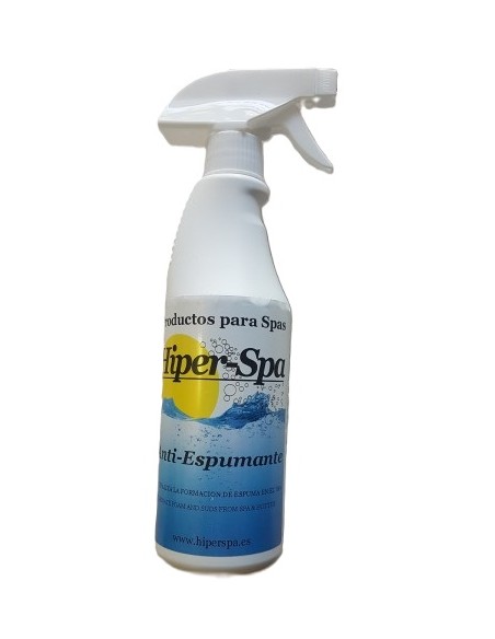 Antiespumante en spray para spa jacuzzi 500 ml.