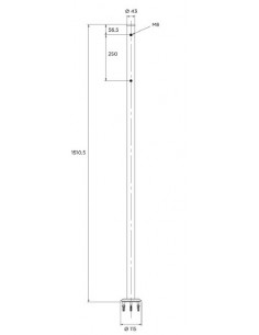 Base soporte Aro salvavidas AISI 304 2