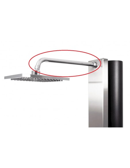 Conjunto brazo prolongador 350 mm. para ducha solar CRM