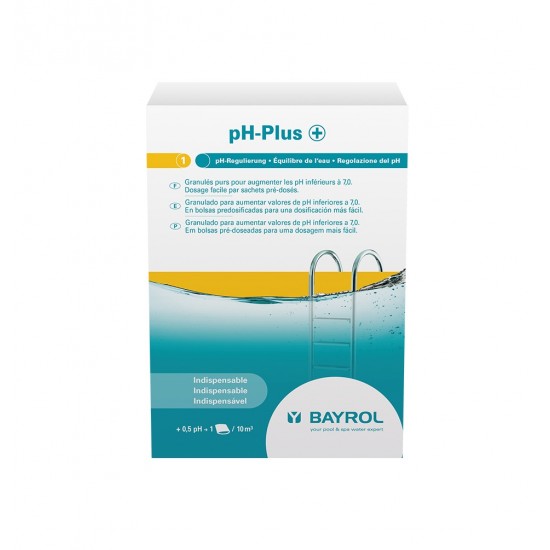 Incrementador de pH Plus de BAYROL en bolsas