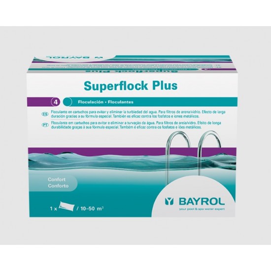 Floculante en cartuchos Superflock Plus Bayrol 1kg