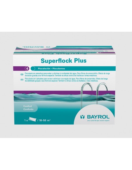 Floculante en cartuchos Superflock Plus Bayrol 1kg
