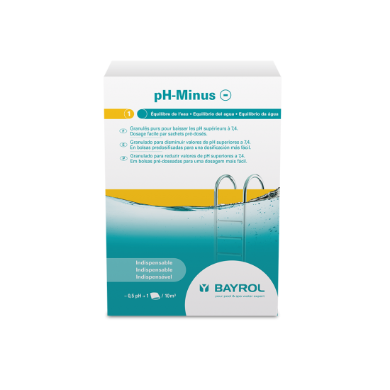 Minorador de pH en bolsas Bayrol