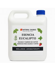 Esencia eucalipto para saunas y baños de vapor