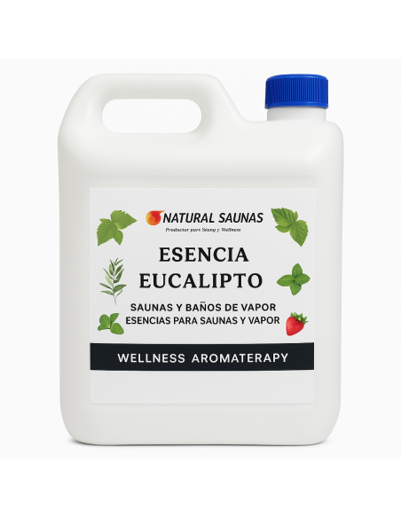 Esencia eucalipto para saunas y baños de vapor
 Envase-5 l.