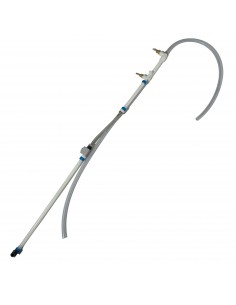 Conjunto completo tubería ducha solar con lavapiés CRM