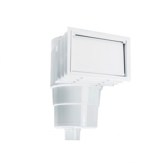 Skimmer modelo 200 con boca estándar. Incluye el kit de juntas y brida especial para piscinas de liner y poliéster.