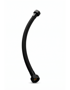 Latiguillo negro 15 cm para ducha solar