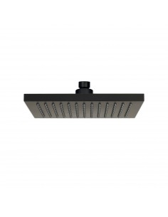 Rociador ducha solar CRM 20 x 15 negro mate